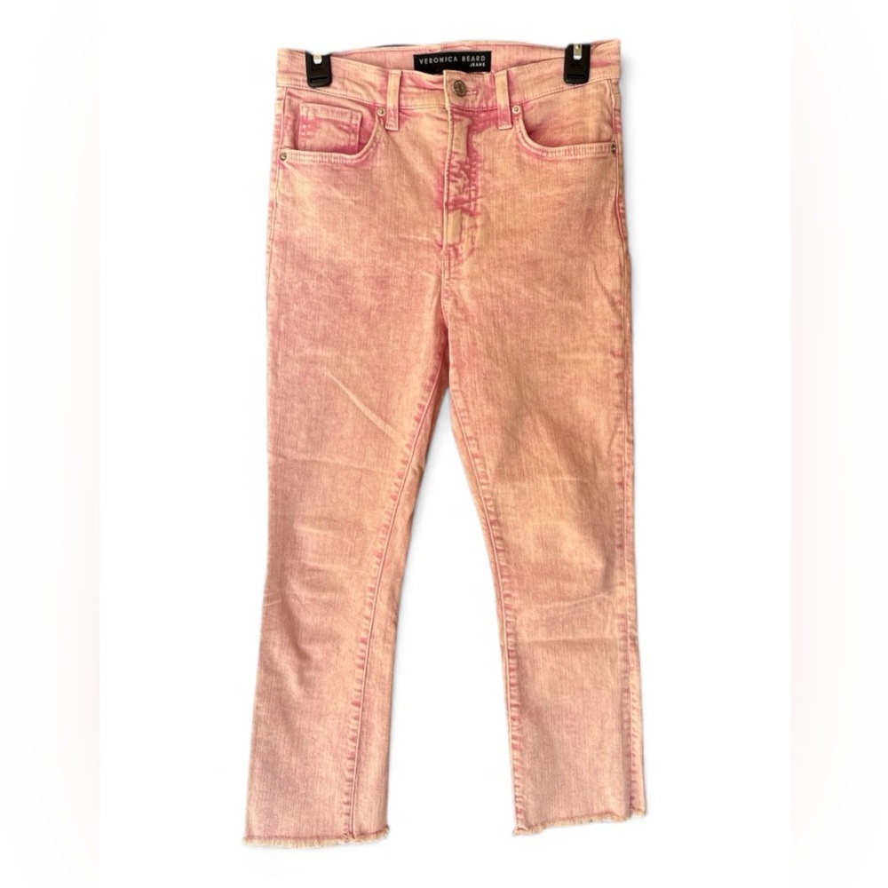 Veronica Beard High Rise Pink Jeans